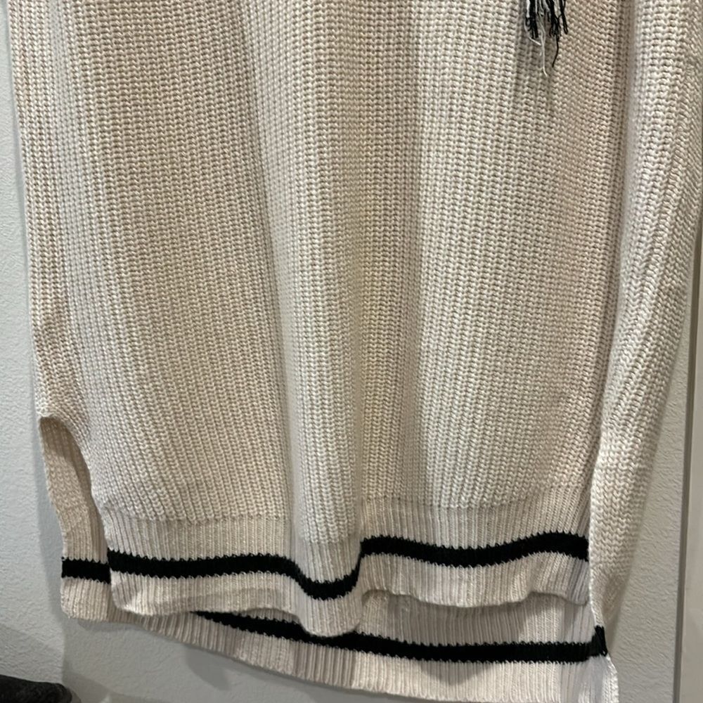NWT Sans Gene OVERSIZED KNIT VEST Medium Embroidered Wool Cashmere Blend‌ Dress - Picture 5 of 16